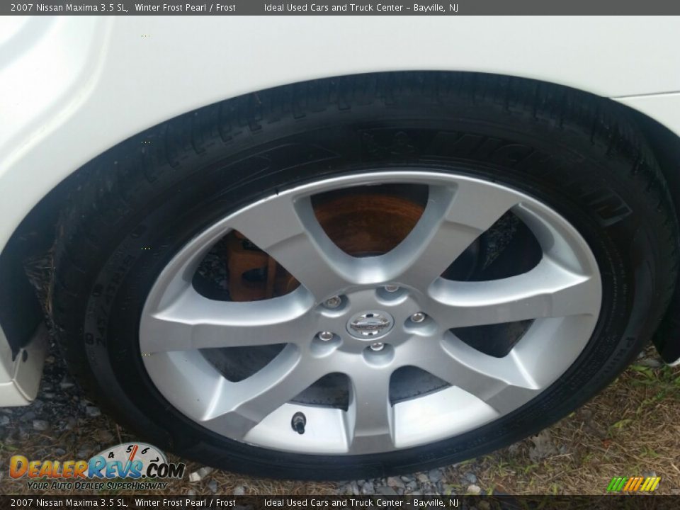 2007 Nissan Maxima 3.5 SL Winter Frost Pearl / Frost Photo #29