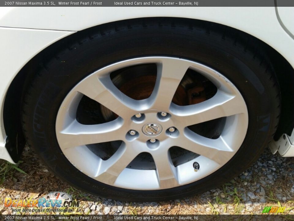 2007 Nissan Maxima 3.5 SL Winter Frost Pearl / Frost Photo #30