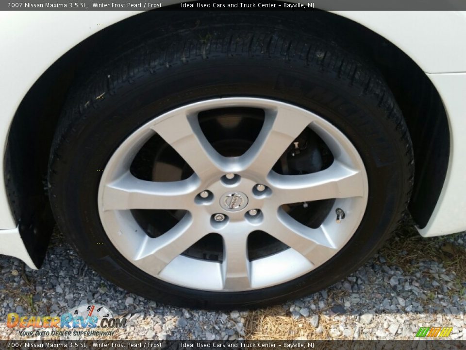 2007 Nissan Maxima 3.5 SL Winter Frost Pearl / Frost Photo #31