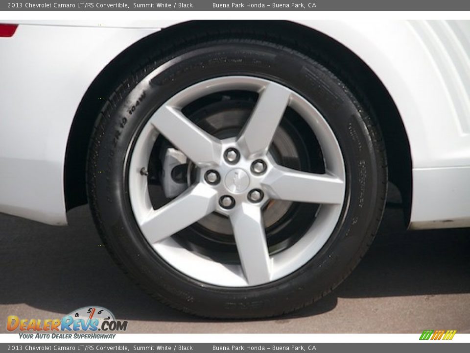 2013 Chevrolet Camaro LT/RS Convertible Summit White / Black Photo #35