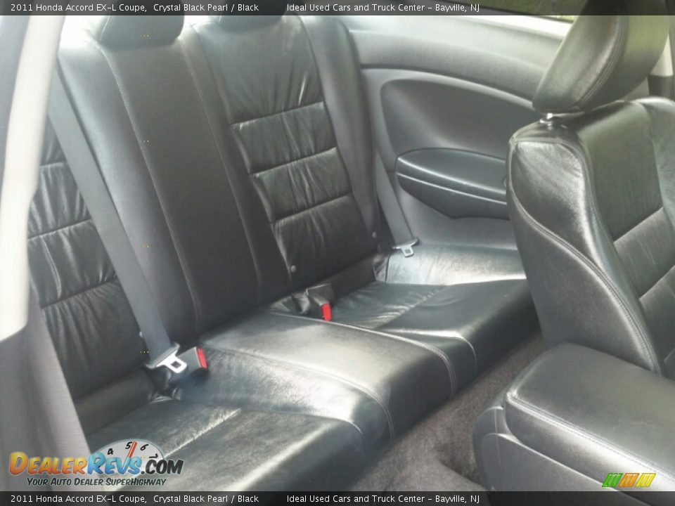 2011 Honda Accord EX-L Coupe Crystal Black Pearl / Black Photo #9