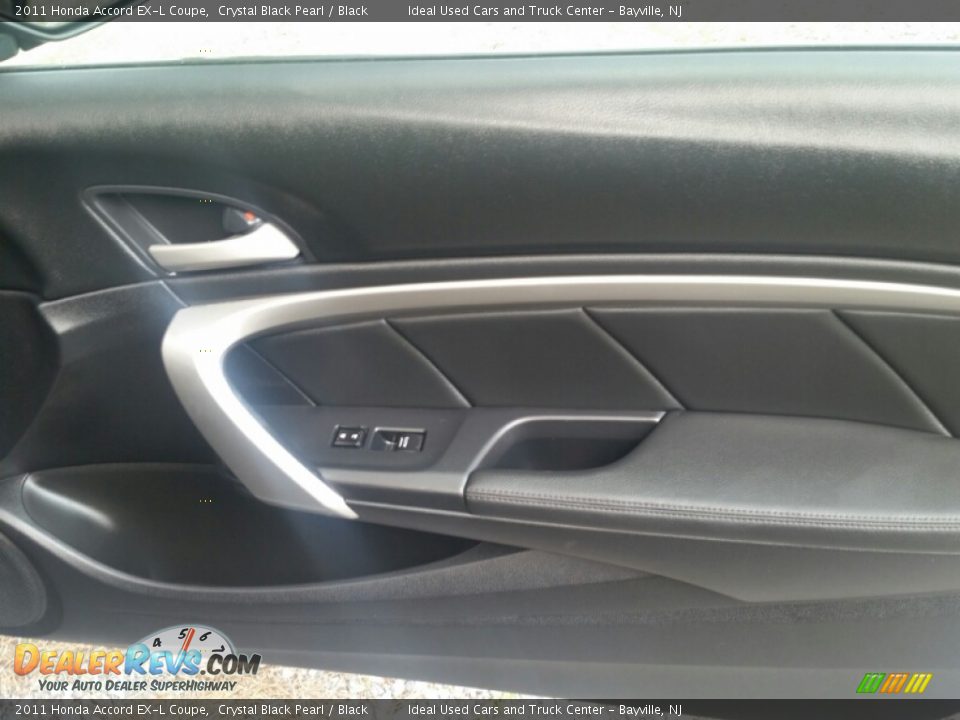 2011 Honda Accord EX-L Coupe Crystal Black Pearl / Black Photo #10