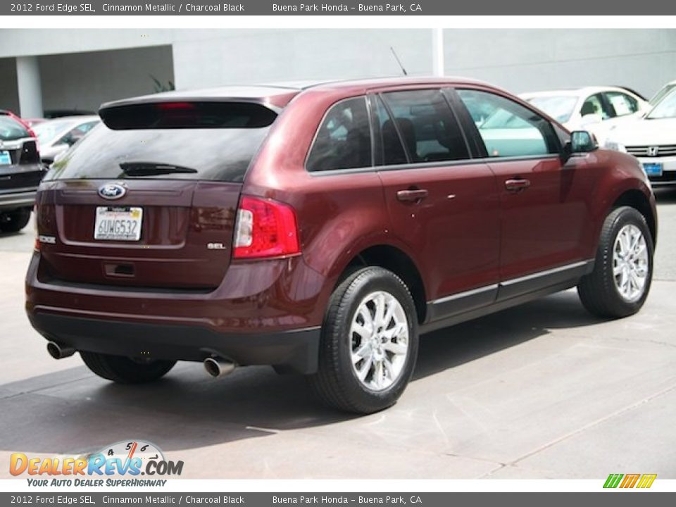2012 Ford Edge SEL Cinnamon Metallic / Charcoal Black Photo #11