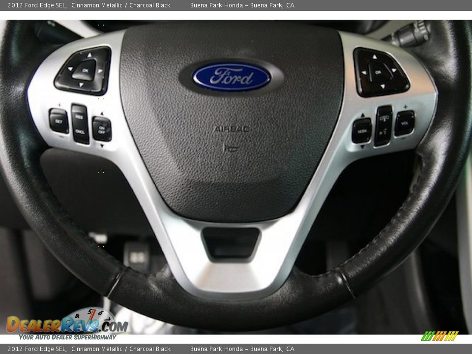 2012 Ford Edge SEL Cinnamon Metallic / Charcoal Black Photo #13
