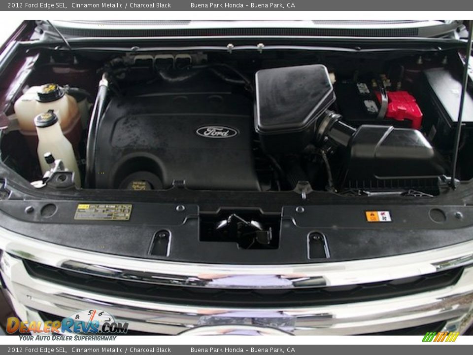 2012 Ford Edge SEL Cinnamon Metallic / Charcoal Black Photo #29