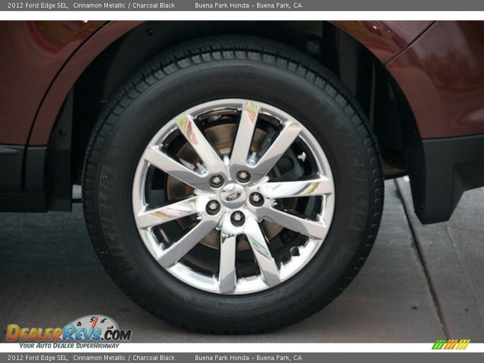 2012 Ford Edge SEL Cinnamon Metallic / Charcoal Black Photo #30