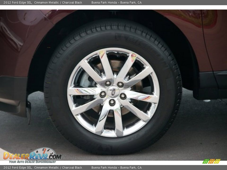 2012 Ford Edge SEL Cinnamon Metallic / Charcoal Black Photo #31