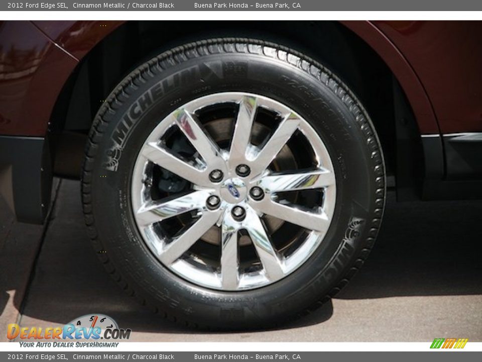 2012 Ford Edge SEL Cinnamon Metallic / Charcoal Black Photo #33
