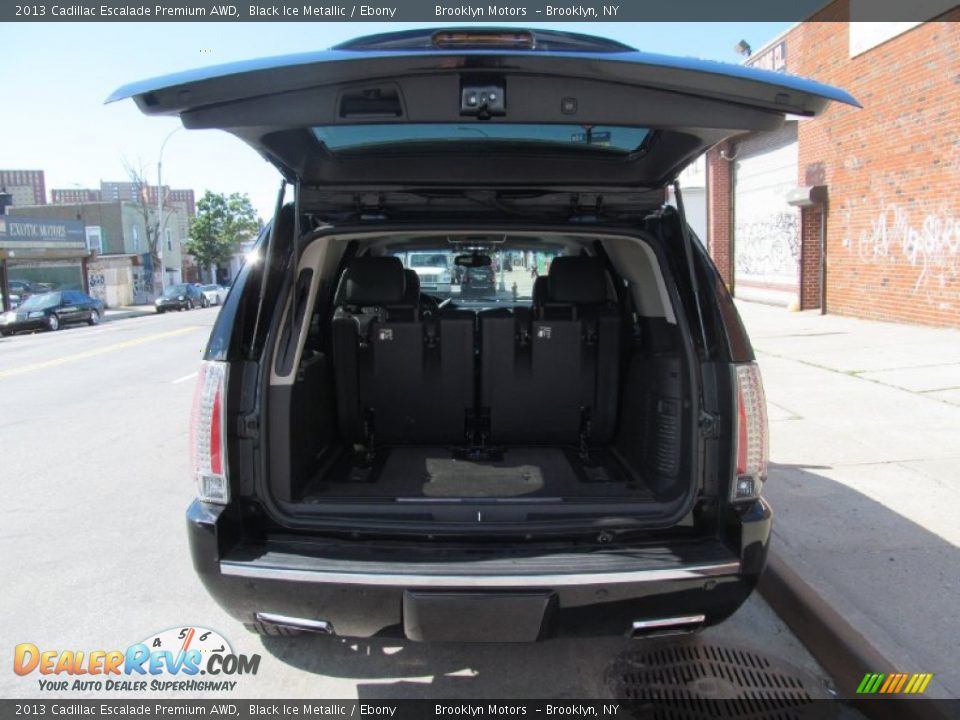 2013 Cadillac Escalade Premium AWD Black Ice Metallic / Ebony Photo #22