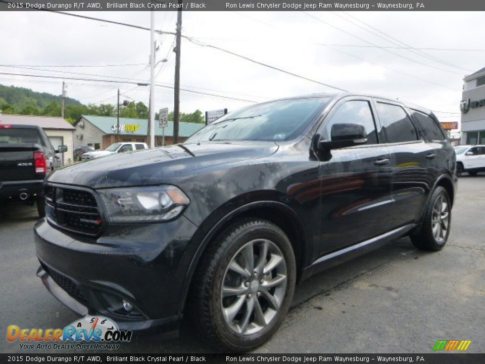 2015 Dodge Durango R/T AWD Brilliant Black Crystal Pearl / Black Photo #1