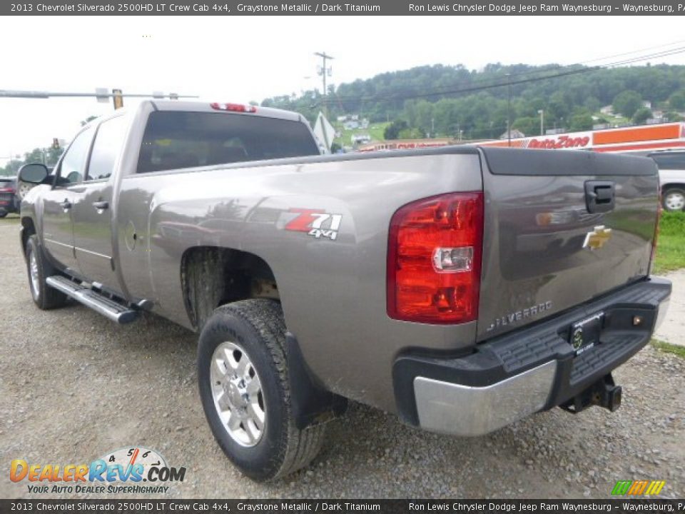 2013 Chevrolet Silverado 2500HD LT Crew Cab 4x4 Graystone Metallic / Dark Titanium Photo #4