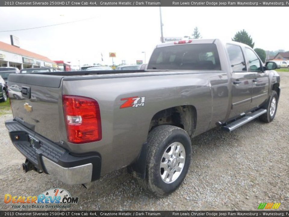 2013 Chevrolet Silverado 2500HD LT Crew Cab 4x4 Graystone Metallic / Dark Titanium Photo #7