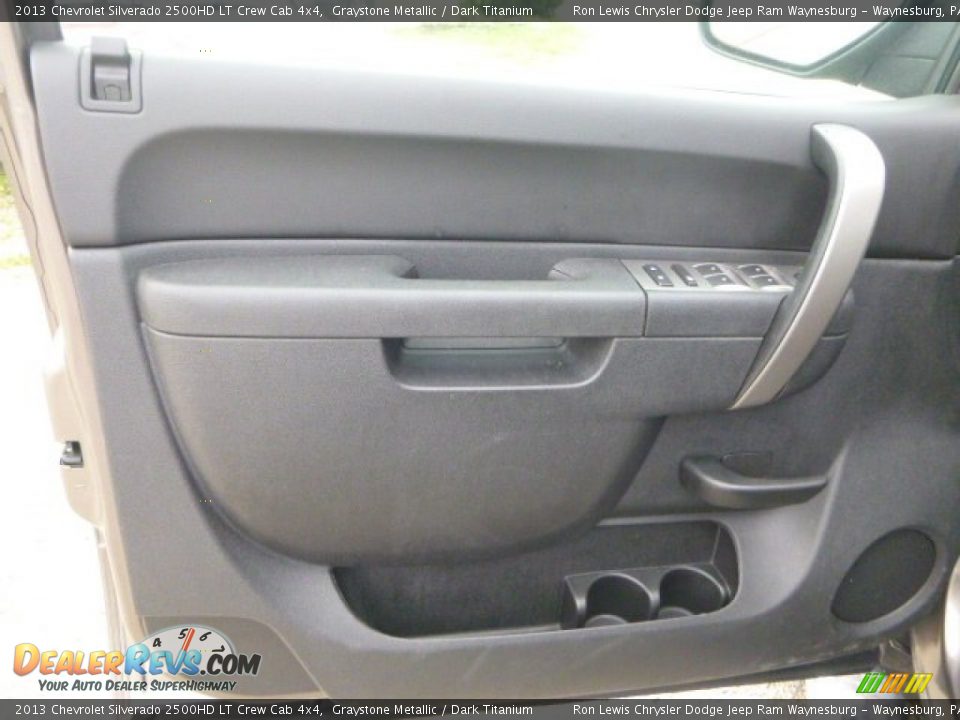 2013 Chevrolet Silverado 2500HD LT Crew Cab 4x4 Graystone Metallic / Dark Titanium Photo #13