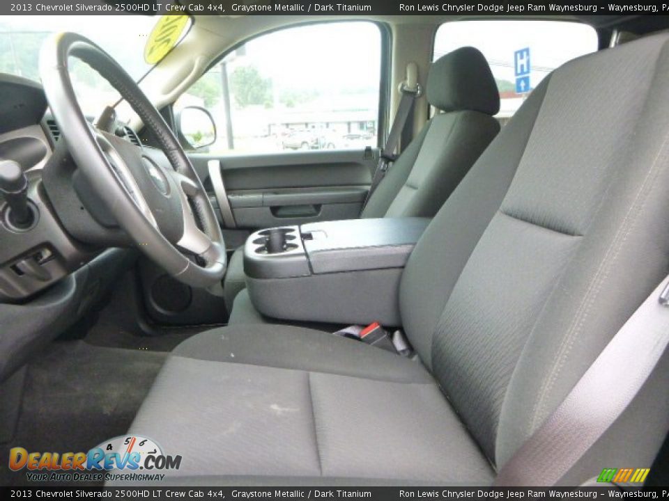 2013 Chevrolet Silverado 2500HD LT Crew Cab 4x4 Graystone Metallic / Dark Titanium Photo #14