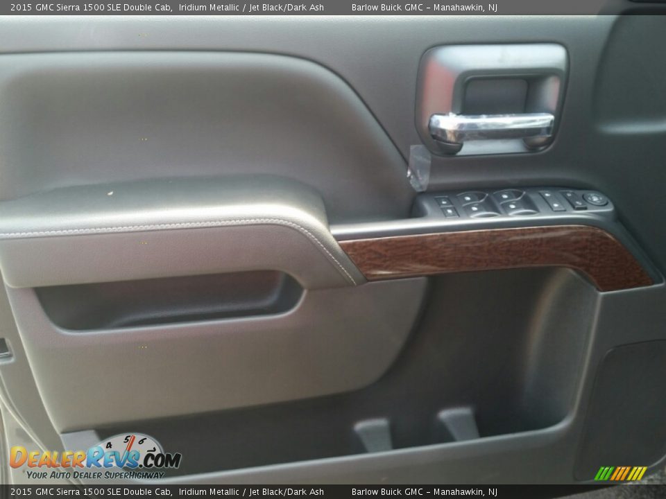 2015 GMC Sierra 1500 SLE Double Cab Iridium Metallic / Jet Black/Dark Ash Photo #8