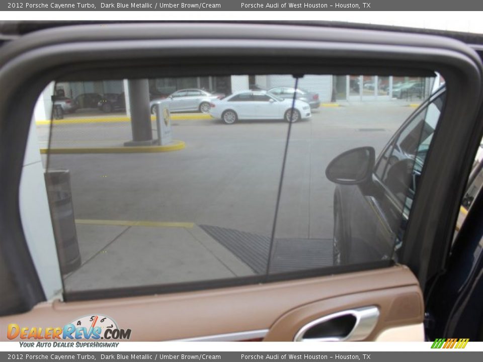 2012 Porsche Cayenne Turbo Dark Blue Metallic / Umber Brown/Cream Photo #36