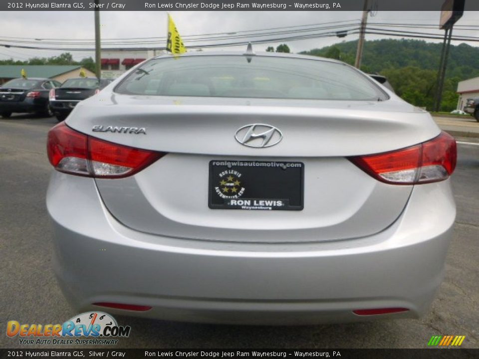 2012 Hyundai Elantra GLS Silver / Gray Photo #4