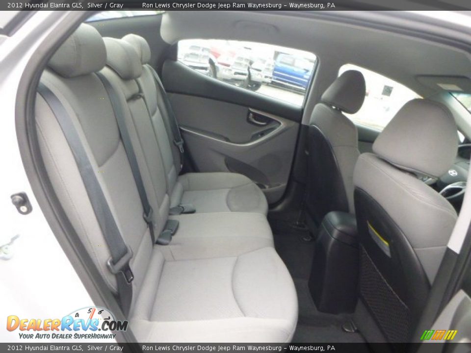 2012 Hyundai Elantra GLS Silver / Gray Photo #11
