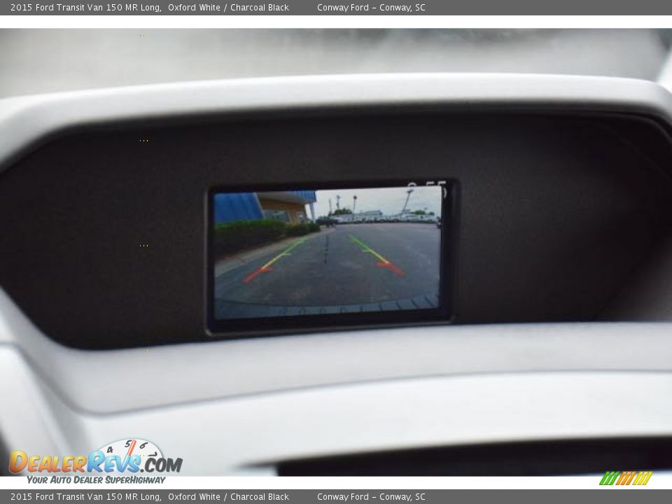 2015 Ford Transit Van 150 MR Long Oxford White / Charcoal Black Photo #24
