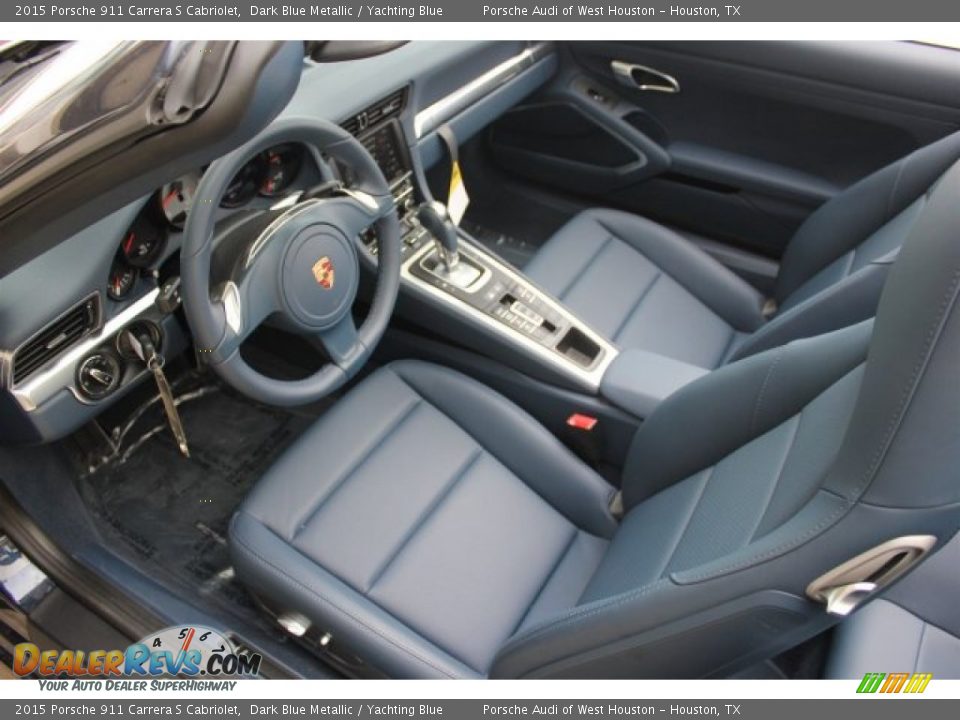 Yachting Blue Interior - 2015 Porsche 911 Carrera S Cabriolet Photo #15