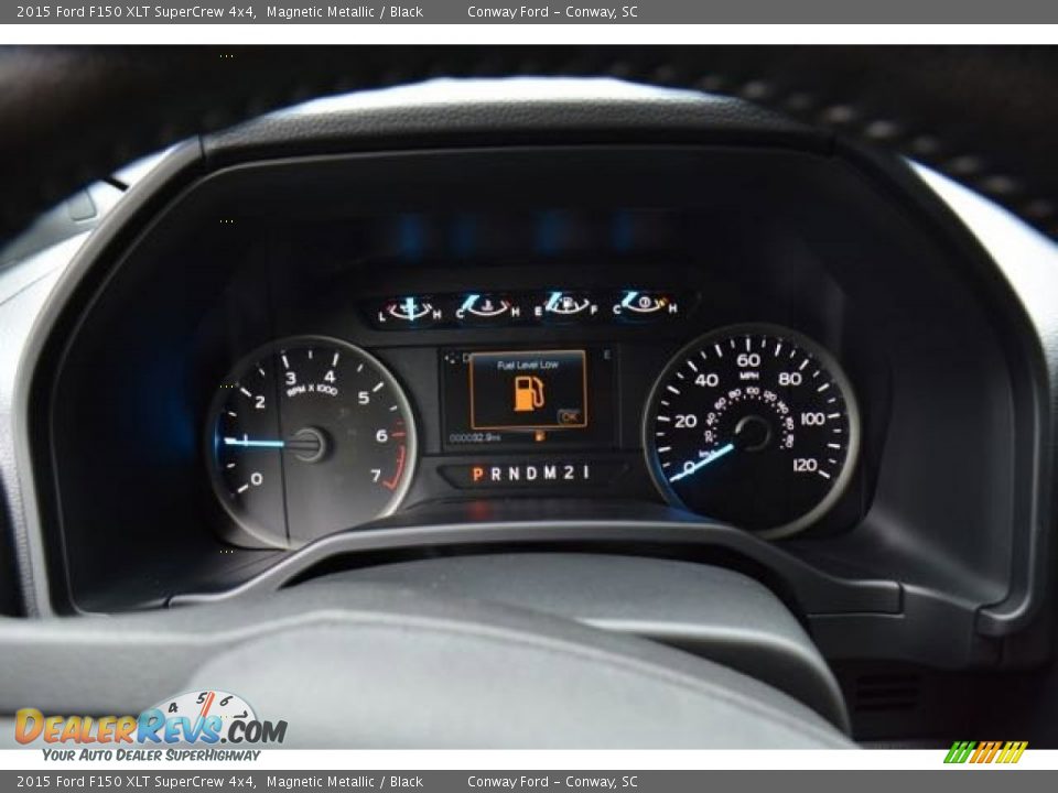 2015 Ford F150 XLT SuperCrew 4x4 Magnetic Metallic / Black Photo #22