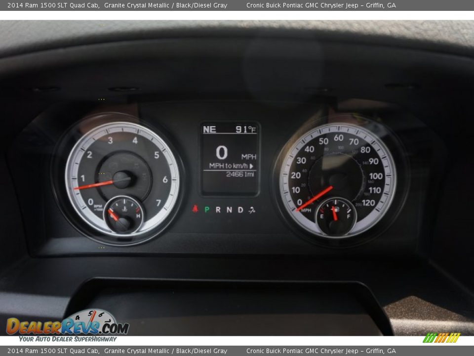 2014 Ram 1500 SLT Quad Cab Granite Crystal Metallic / Black/Diesel Gray Photo #20