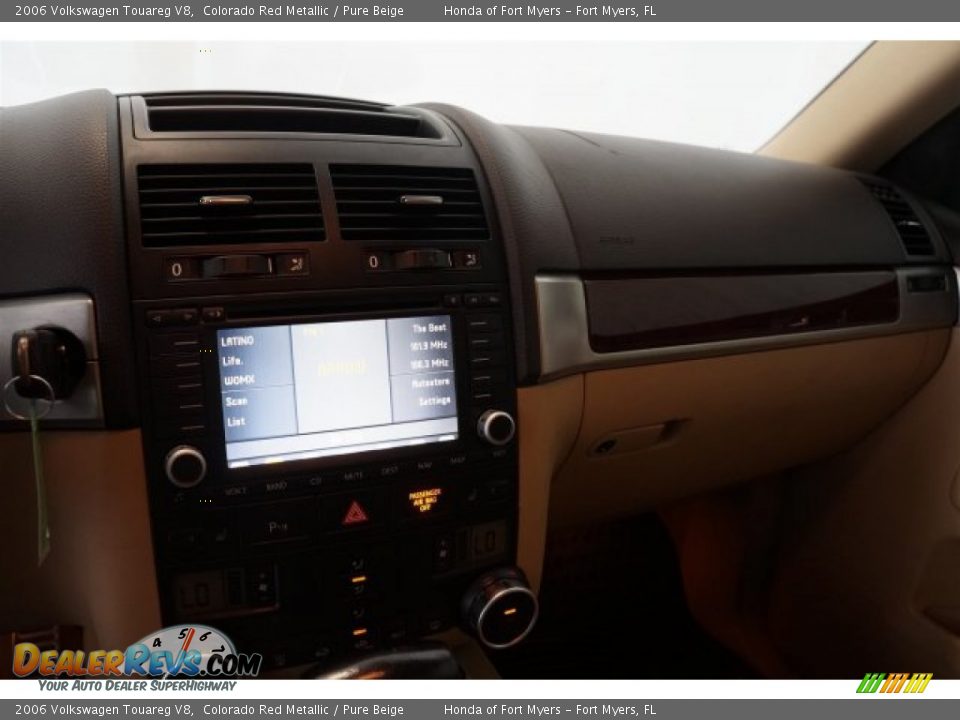 2006 Volkswagen Touareg V8 Colorado Red Metallic / Pure Beige Photo #13