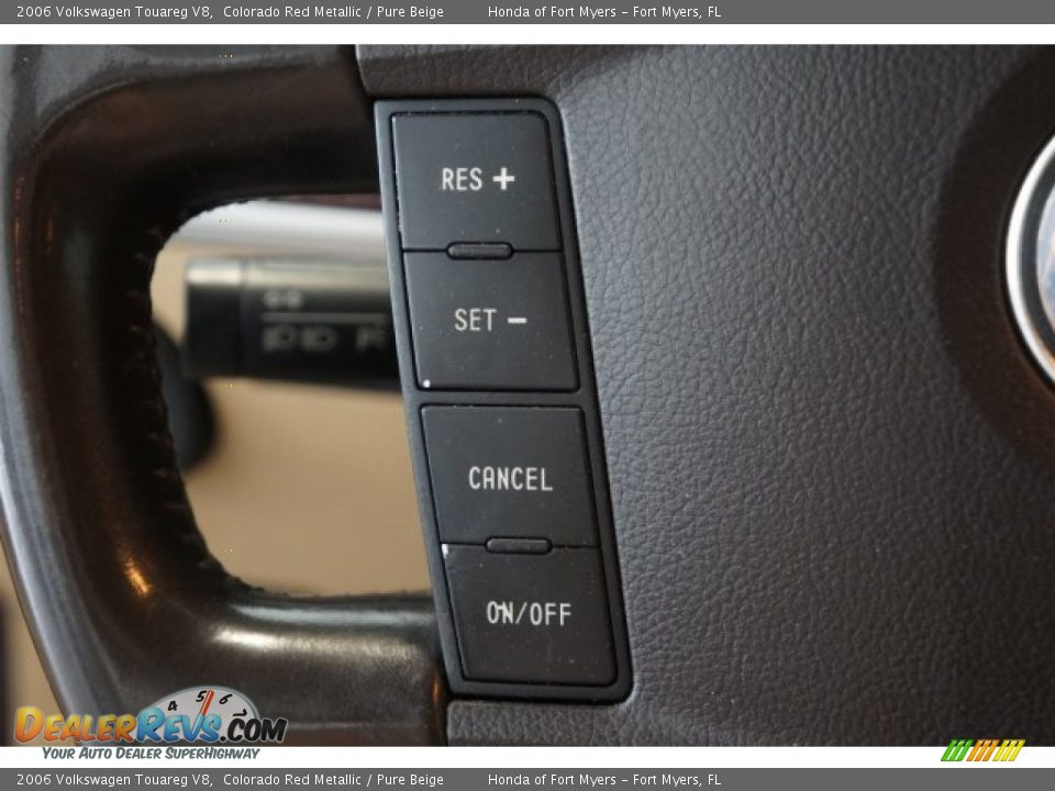 2006 Volkswagen Touareg V8 Colorado Red Metallic / Pure Beige Photo #20