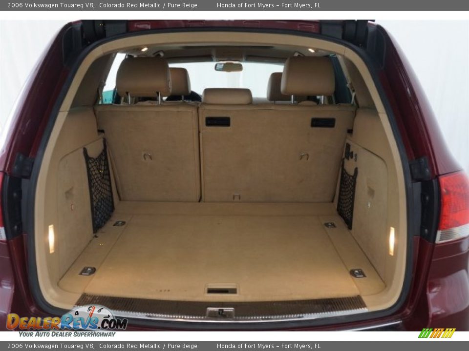 2006 Volkswagen Touareg V8 Colorado Red Metallic / Pure Beige Photo #27