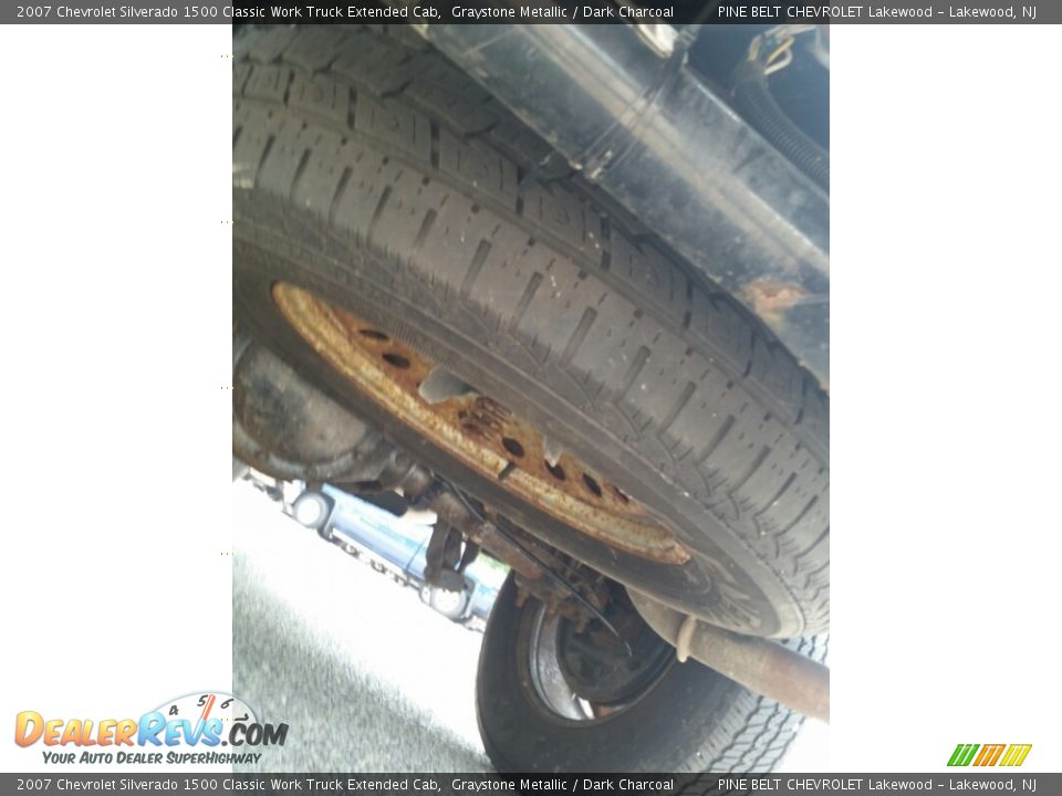 2007 Chevrolet Silverado 1500 Classic Work Truck Extended Cab Graystone Metallic / Dark Charcoal Photo #9