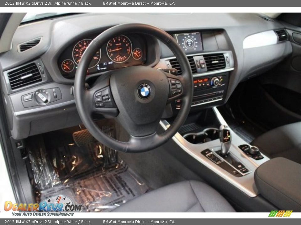 2013 BMW X3 xDrive 28i Alpine White / Black Photo #9