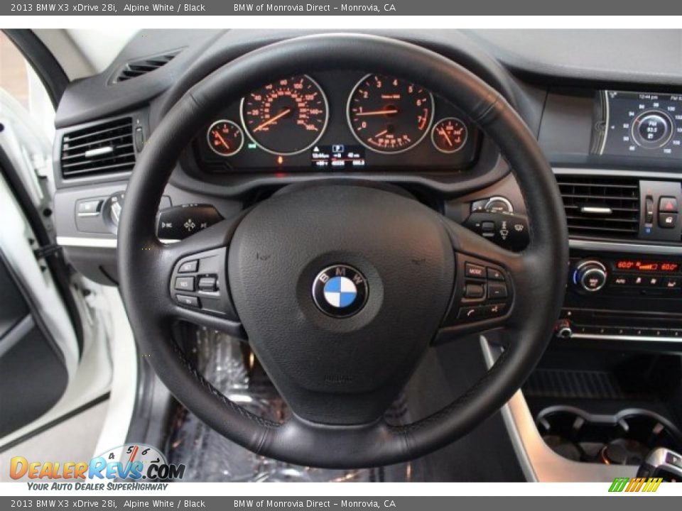 2013 BMW X3 xDrive 28i Alpine White / Black Photo #24