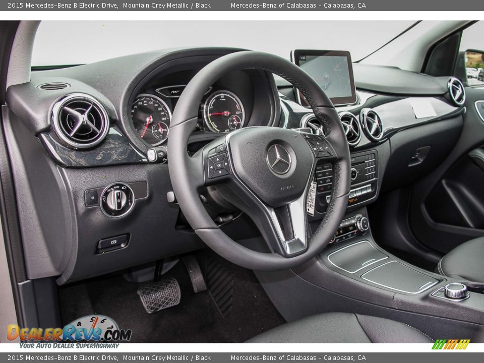 2015 Mercedes-Benz B Electric Drive Mountain Grey Metallic / Black Photo #5