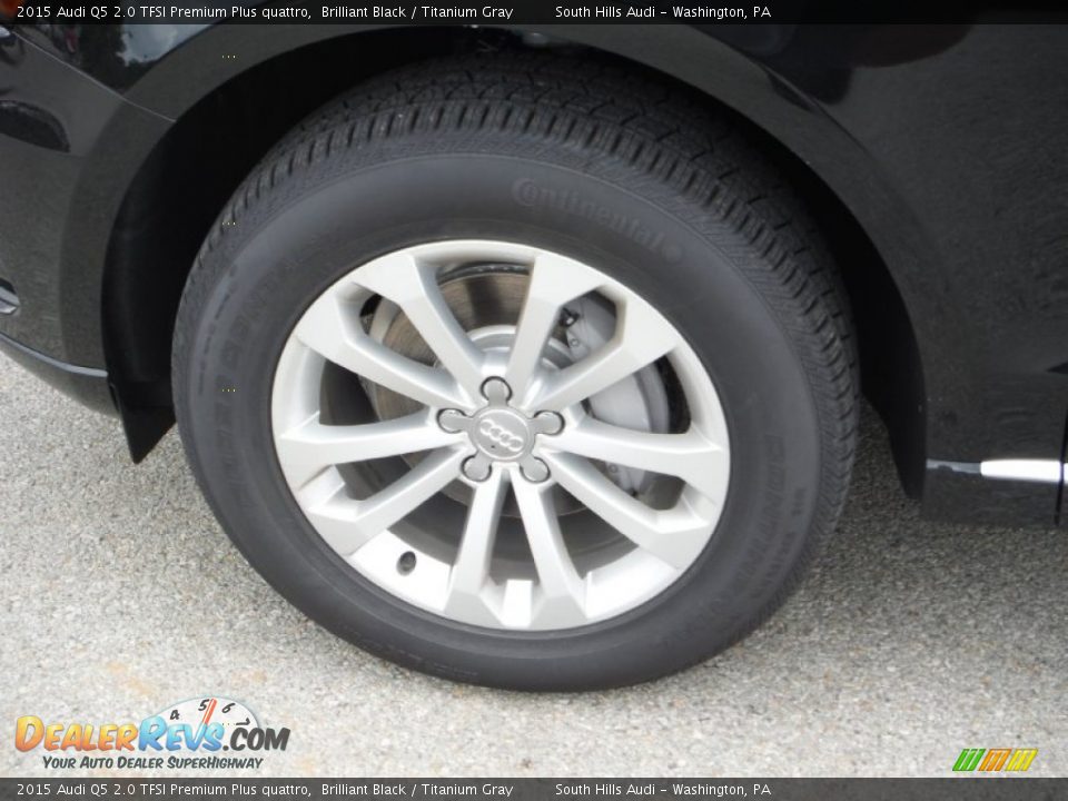 2015 Audi Q5 2.0 TFSI Premium Plus quattro Brilliant Black / Titanium Gray Photo #3