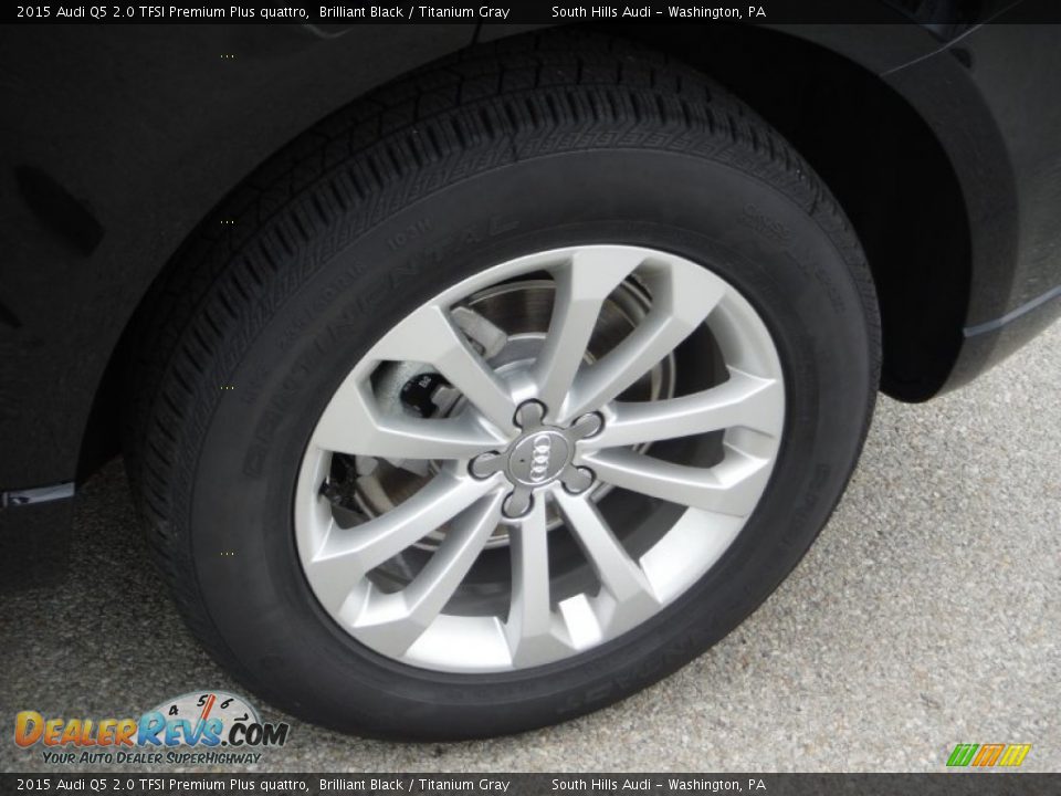 2015 Audi Q5 2.0 TFSI Premium Plus quattro Brilliant Black / Titanium Gray Photo #4