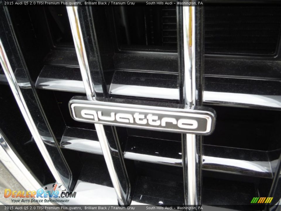 2015 Audi Q5 2.0 TFSI Premium Plus quattro Brilliant Black / Titanium Gray Photo #7