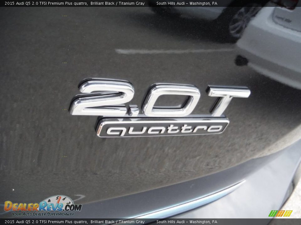 2015 Audi Q5 2.0 TFSI Premium Plus quattro Brilliant Black / Titanium Gray Photo #13