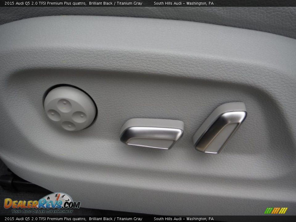 2015 Audi Q5 2.0 TFSI Premium Plus quattro Brilliant Black / Titanium Gray Photo #17