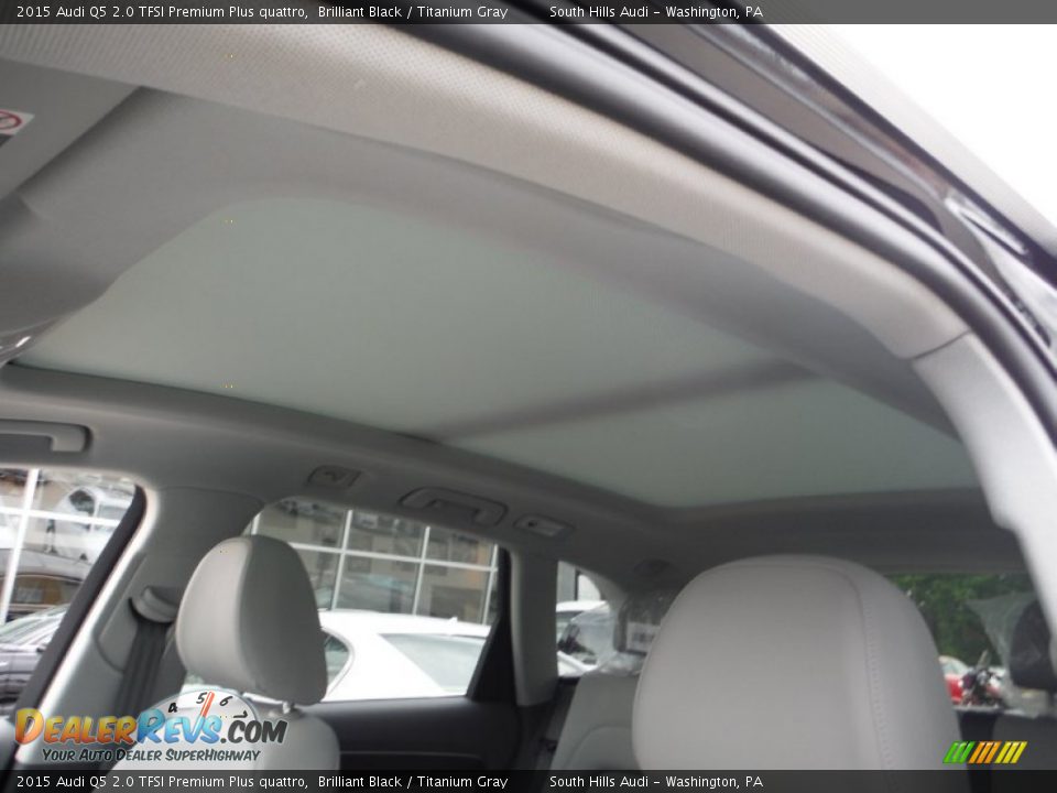 2015 Audi Q5 2.0 TFSI Premium Plus quattro Brilliant Black / Titanium Gray Photo #18