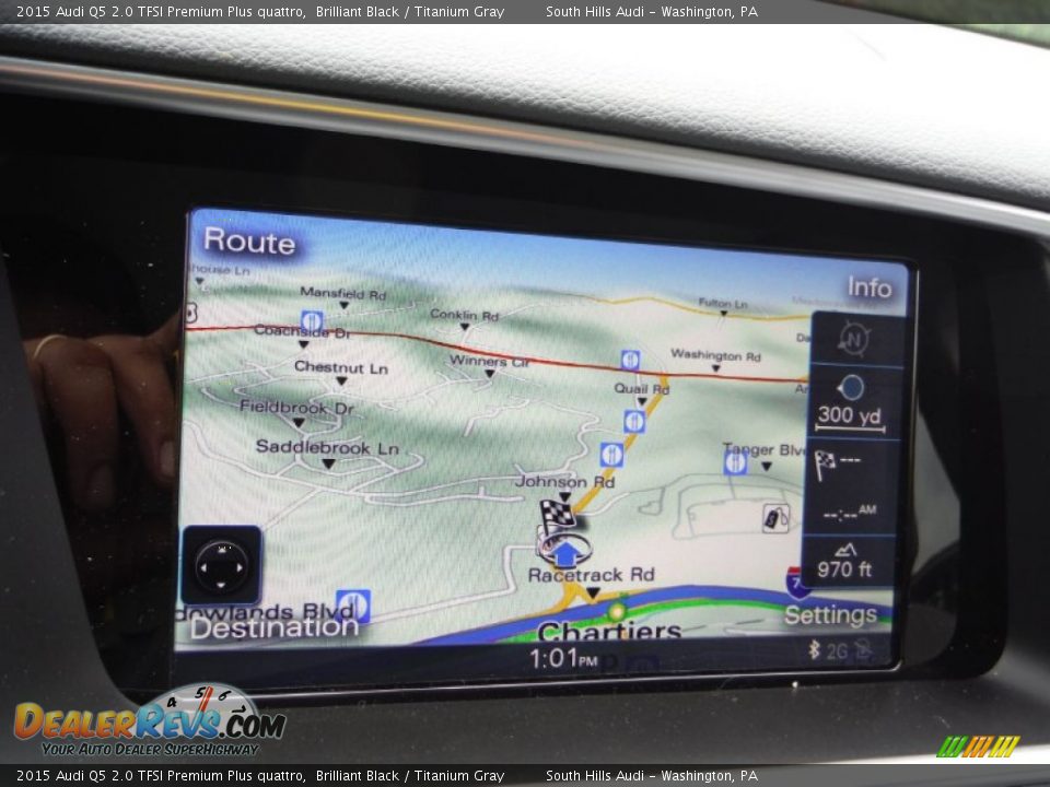 2015 Audi Q5 2.0 TFSI Premium Plus quattro Brilliant Black / Titanium Gray Photo #20