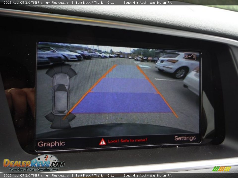2015 Audi Q5 2.0 TFSI Premium Plus quattro Brilliant Black / Titanium Gray Photo #21