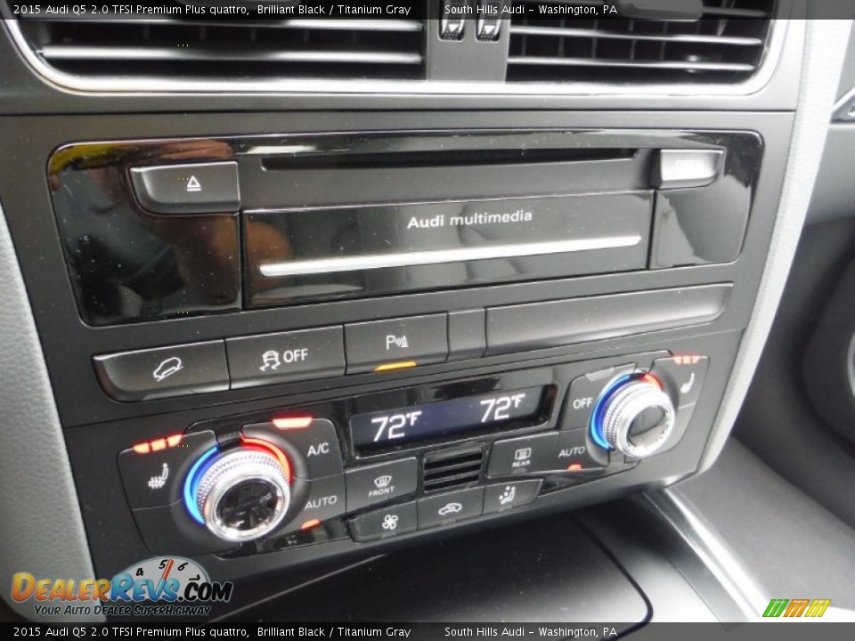 2015 Audi Q5 2.0 TFSI Premium Plus quattro Brilliant Black / Titanium Gray Photo #22