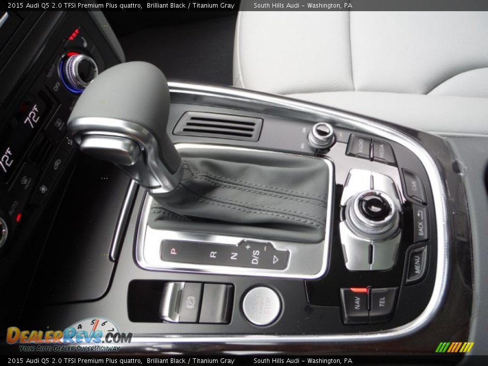 2015 Audi Q5 2.0 TFSI Premium Plus quattro Brilliant Black / Titanium Gray Photo #23