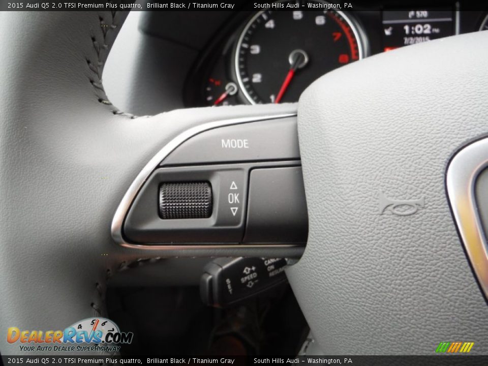 2015 Audi Q5 2.0 TFSI Premium Plus quattro Brilliant Black / Titanium Gray Photo #27