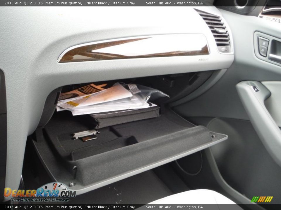2015 Audi Q5 2.0 TFSI Premium Plus quattro Brilliant Black / Titanium Gray Photo #31