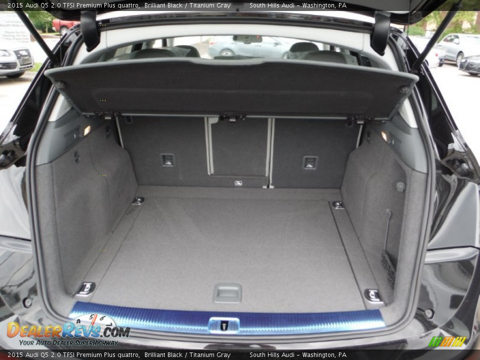 2015 Audi Q5 2.0 TFSI Premium Plus quattro Brilliant Black / Titanium Gray Photo #34