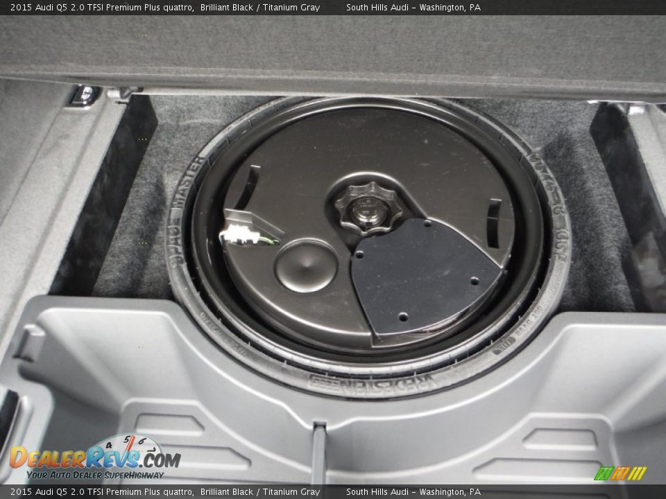 2015 Audi Q5 2.0 TFSI Premium Plus quattro Brilliant Black / Titanium Gray Photo #35