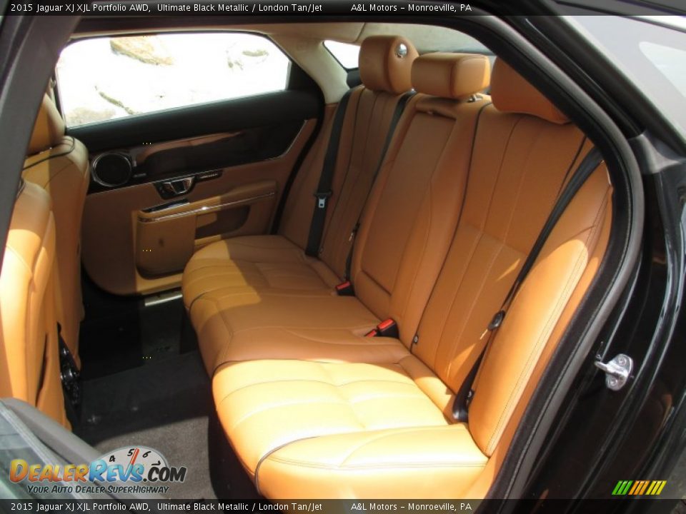 Rear Seat of 2015 Jaguar XJ XJL Portfolio AWD Photo #14
