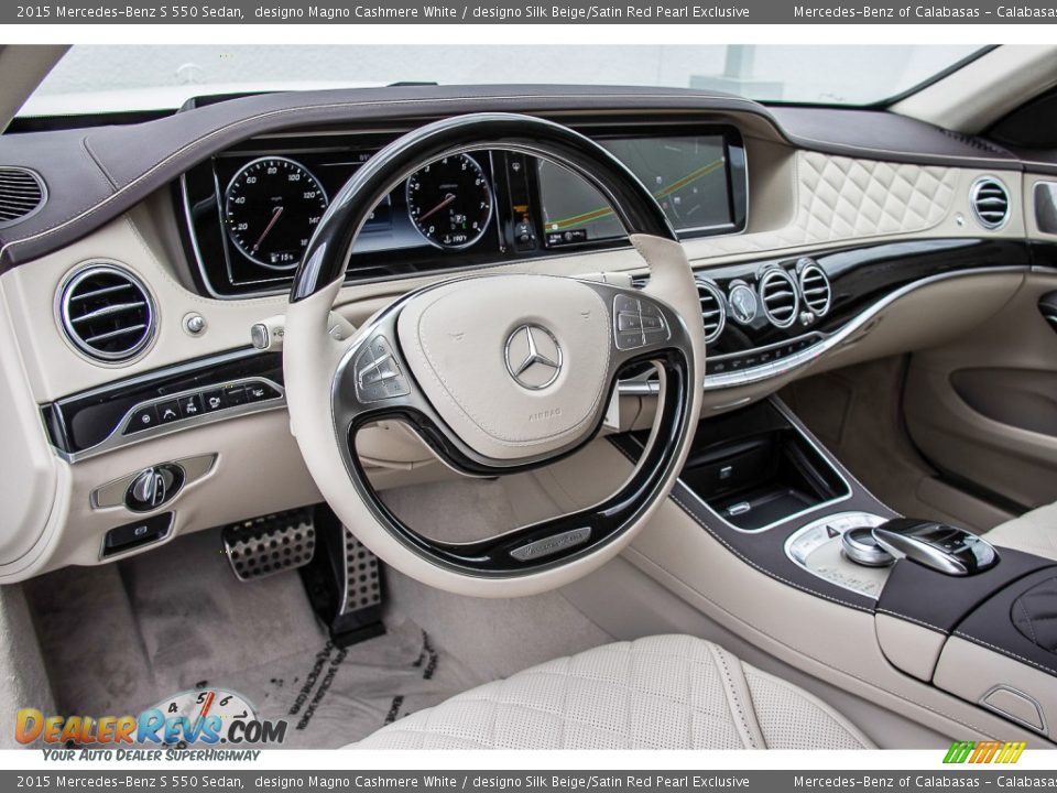 Front Seat of 2015 Mercedes-Benz S 550 Sedan Photo #6