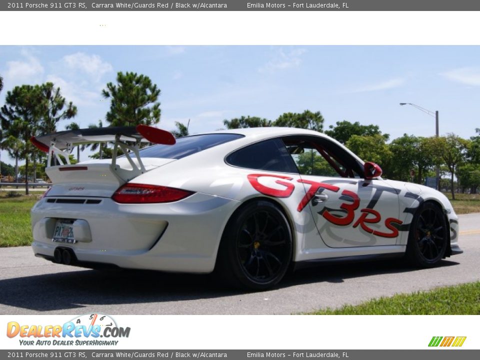 2011 Porsche 911 GT3 RS Carrara White/Guards Red / Black w/Alcantara Photo #6